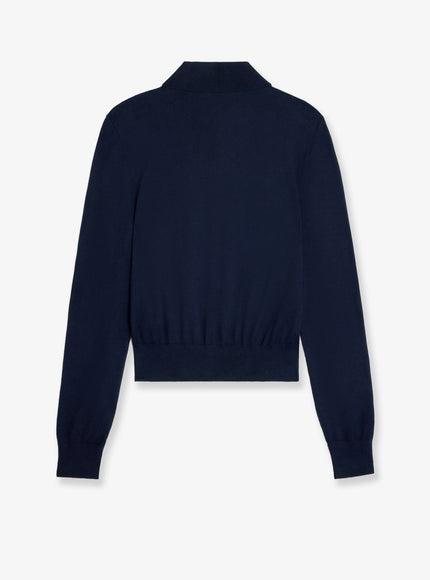Celine Cotton Polo Sweater