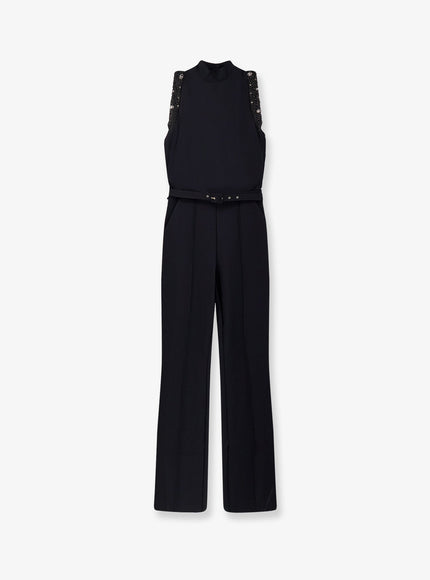 Chiara Boni Taevy Jersey Jumpsuit 38 Black
