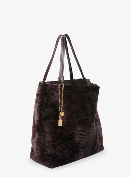 Chloe' Spin Shearling Shoulder Bag