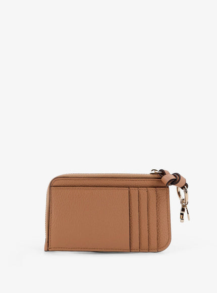 Chloe' Alphabet Leather Coin Purse