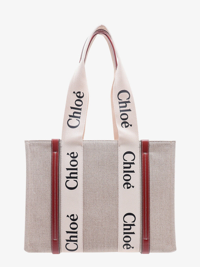 Chloe' Woody Linen Shoulder Bag