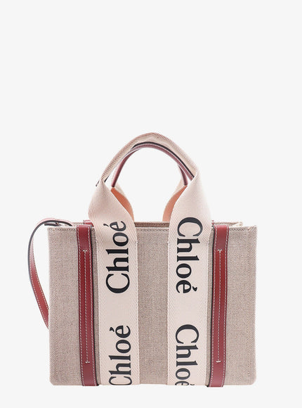 Chloe' Woody Linen Handbag Uni Brown