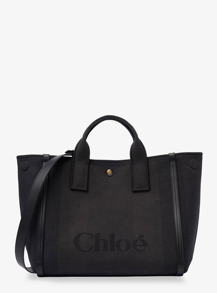 Chloe' Carry Cotton Handbag Uni Black