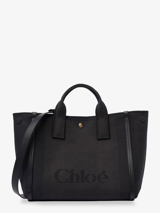 Chloe' Carry Cotton Handbag Uni Black