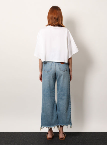 Chloe' Cotton T-Shirt With Maxi Logo On The Front