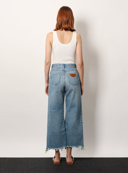 Chloe' Ribbed Cotton Tank Top