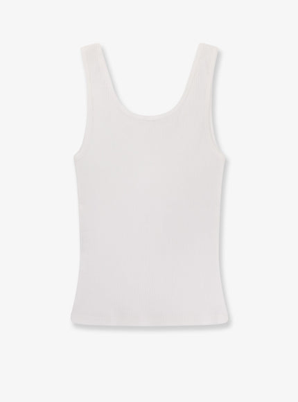 Chloe' Ribbed Cotton Tank Top