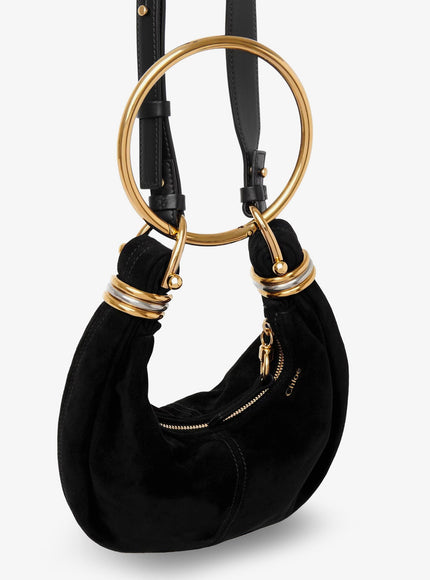 Bracelet Suede Crossbody Bag