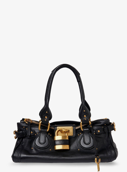 Chloe' Paddington Leather Handbag Uni Black