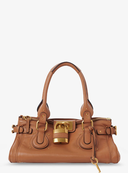 Chloe' Paddington Leather Handbag Uni Mustang Brown