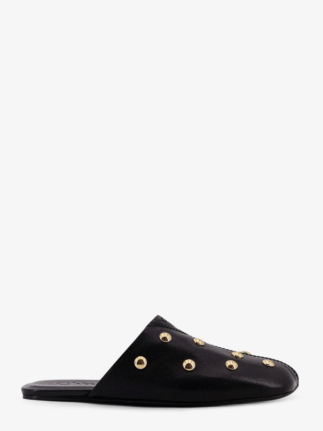 Chloe' Rita Leather Sabot Black