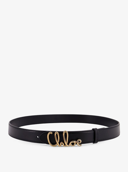 Chloe' Chloé Iconic Leather Belt Black
