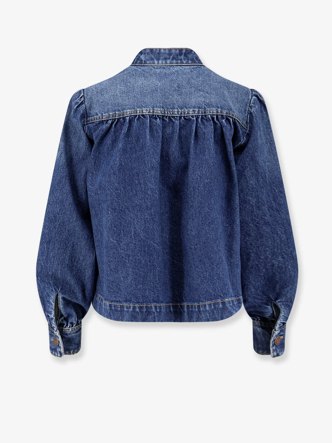Chloe' Denim Jacket With Metal Details