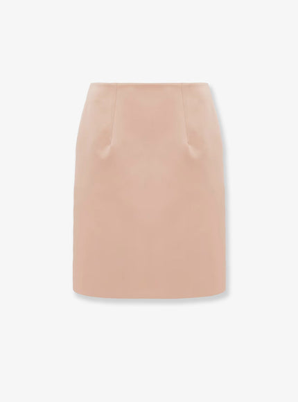 Chloe' Satin Skirt Rose Dust