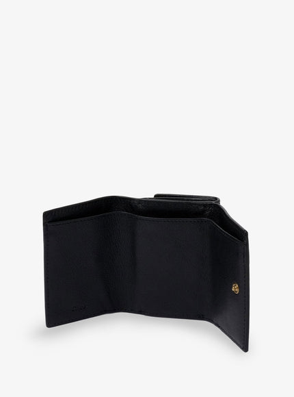 Chloe' Paddington Trifold Leather Wallet