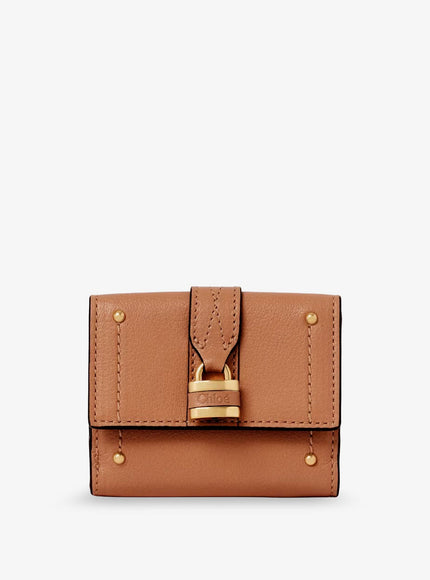 Chloe' Paddington Trifold Leather Wallet Uni Mustang Brown
