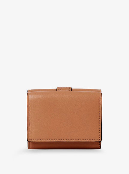 Chloe' Paddington Trifold Leather Wallet