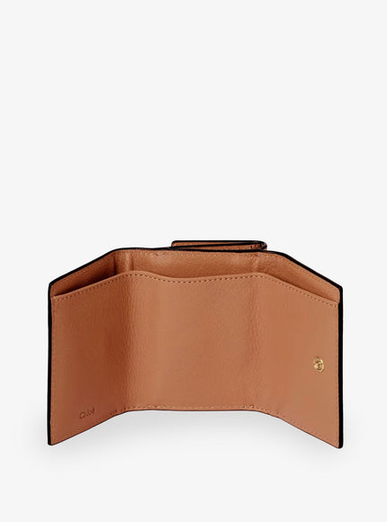 Chloe' Paddington Trifold Leather Wallet