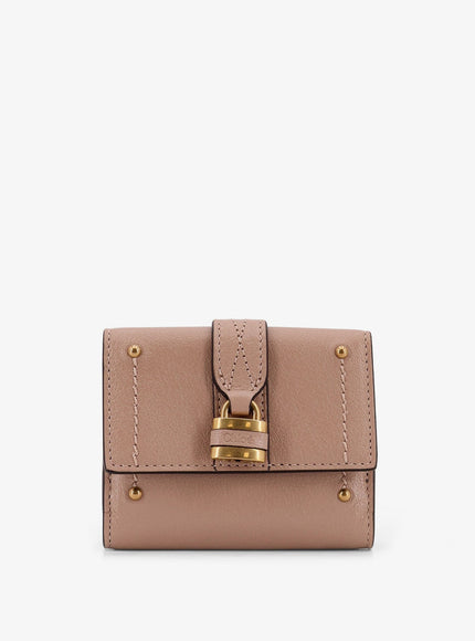 Chloe' Paddington Trifold Leather Wallet Uni Earthy Pink