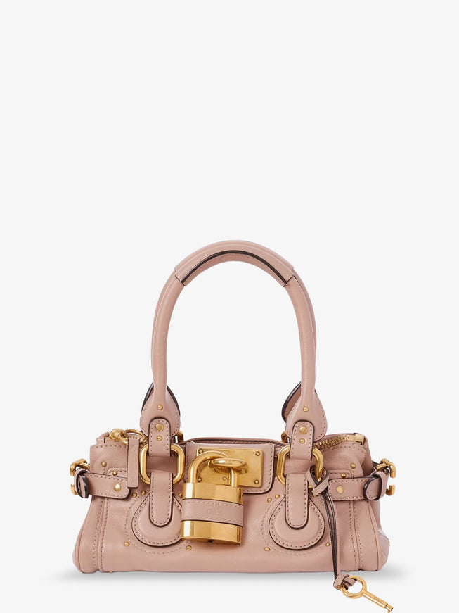 Chloe' Paddington Leather Shoulder Bag Uni Earthy Pink