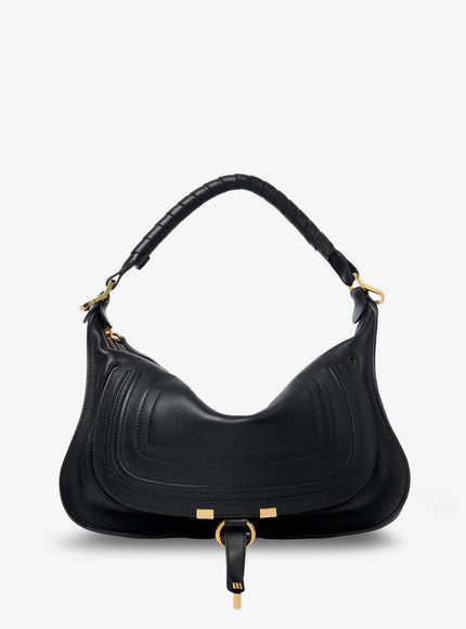 Chloe' Marcie Leather Shoulder Bag Uni Black