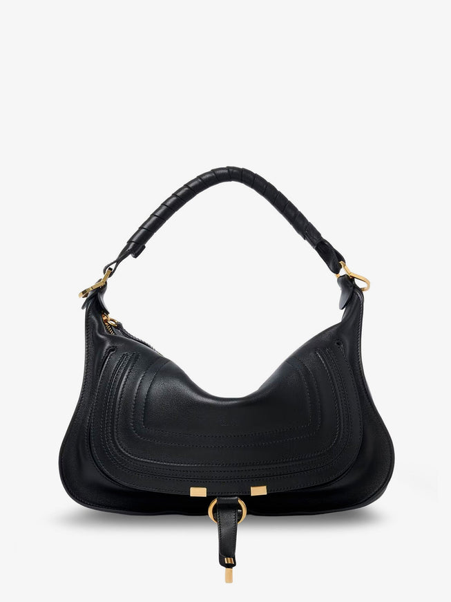 Chloe' Marcie Leather Shoulder Bag Uni Black