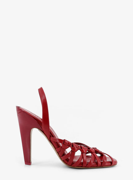 Chloe' Estra Leather Sandals Raspberrysorbet