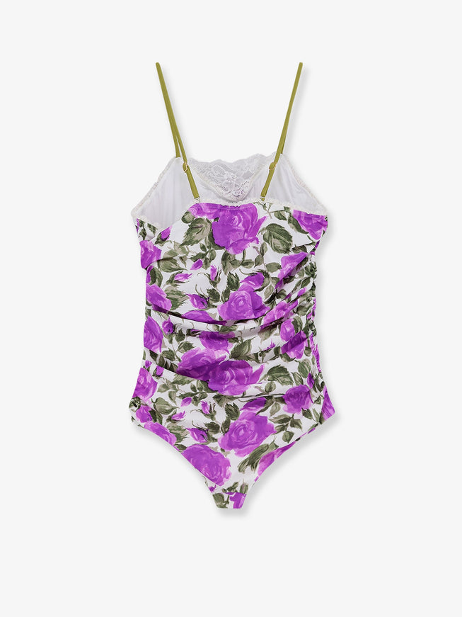 Chloe' One-Piece Swimsuit With Floral Pattern