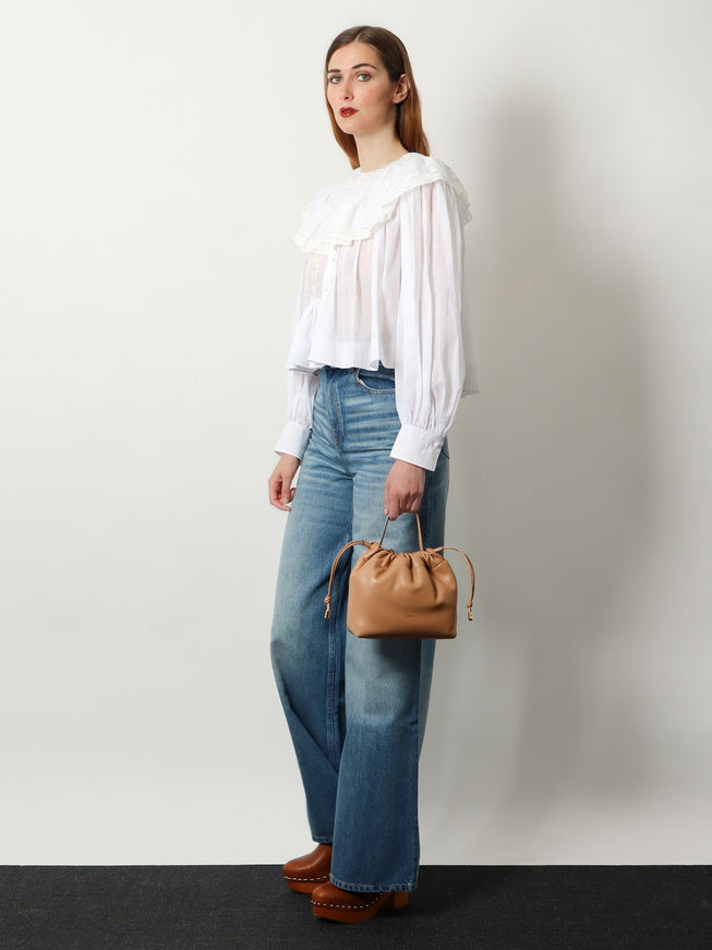 Chloe' Chloé Icons Leather Crossbody Bag With Logo On The Front