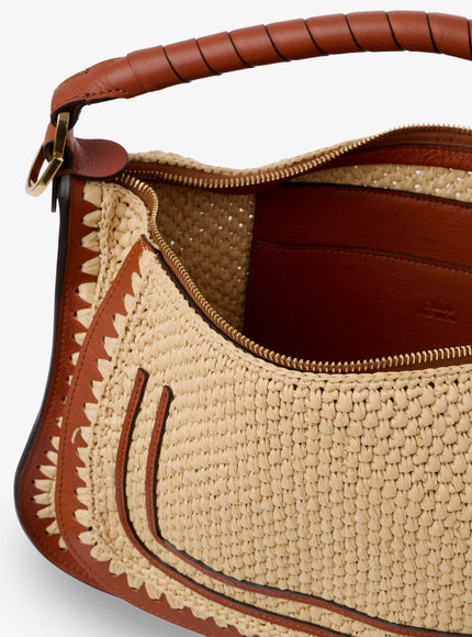 Chloe' Marcie Raffia Shoulder Bag