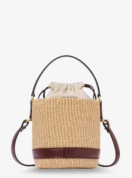 Chloe' Chloé Charms Natural Fibers Bucket Bag