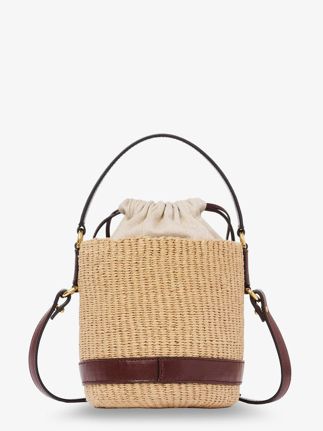 Chloe' Chloé Charms Natural Fibers Bucket Bag