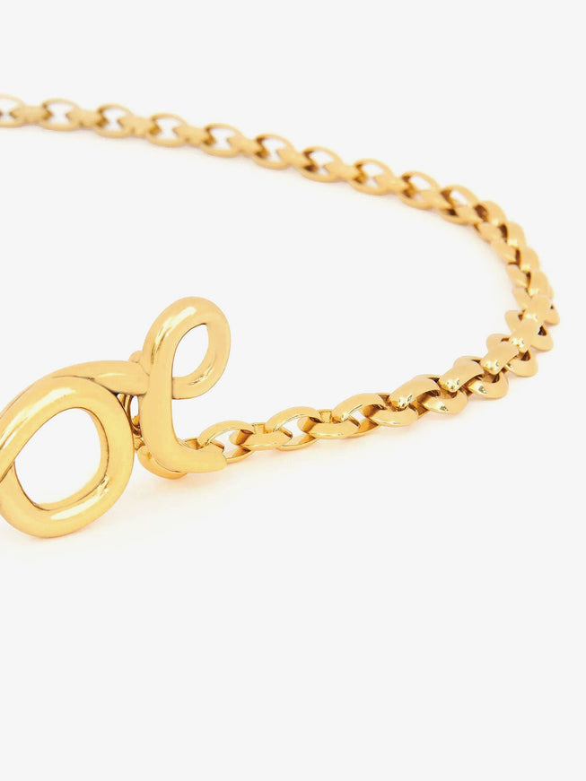 Chloe' Chloé Iconic Brass Belt