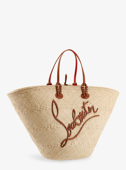 Christian Louboutin Cabata Large Raffia Shoulder Bag