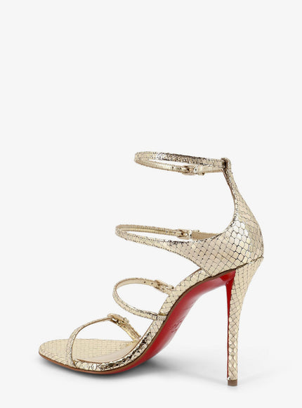 Christian Louboutin Millenium 100 Python Leather Sandals