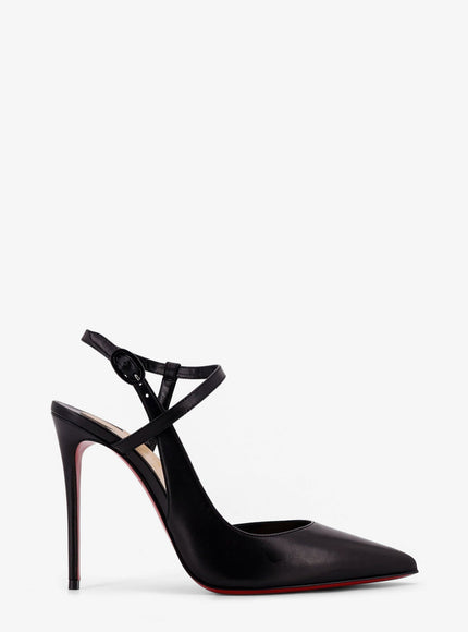 Christian Louboutin Jenlove Leather Slingback Décolleté Black