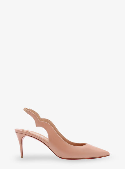 Christian Louboutin Hot Chick Patent Leather Slingback Décolleté Blush