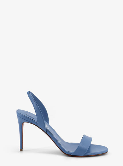 Christian Louboutin O Marylin 85 Leather Sandals Ceruleolinceruleo
