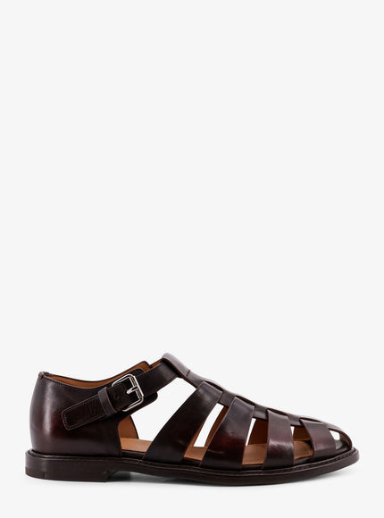 Church's Leather Fisherman Sandals Tobacco