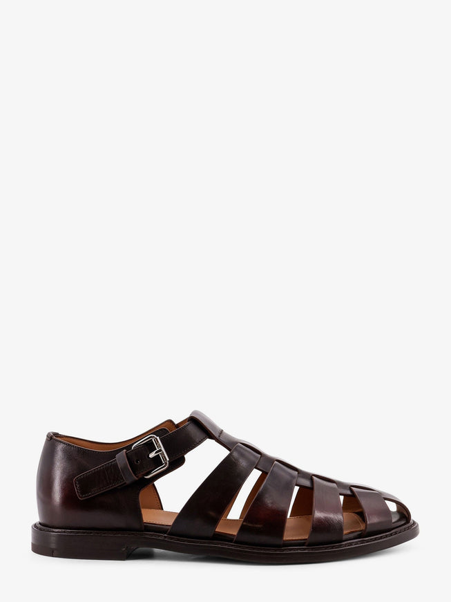 Church's Leather Fisherman Sandals Tobacco