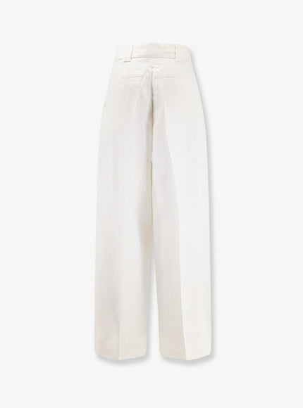 Closed Wendlyn Linen And Viscose Trousers