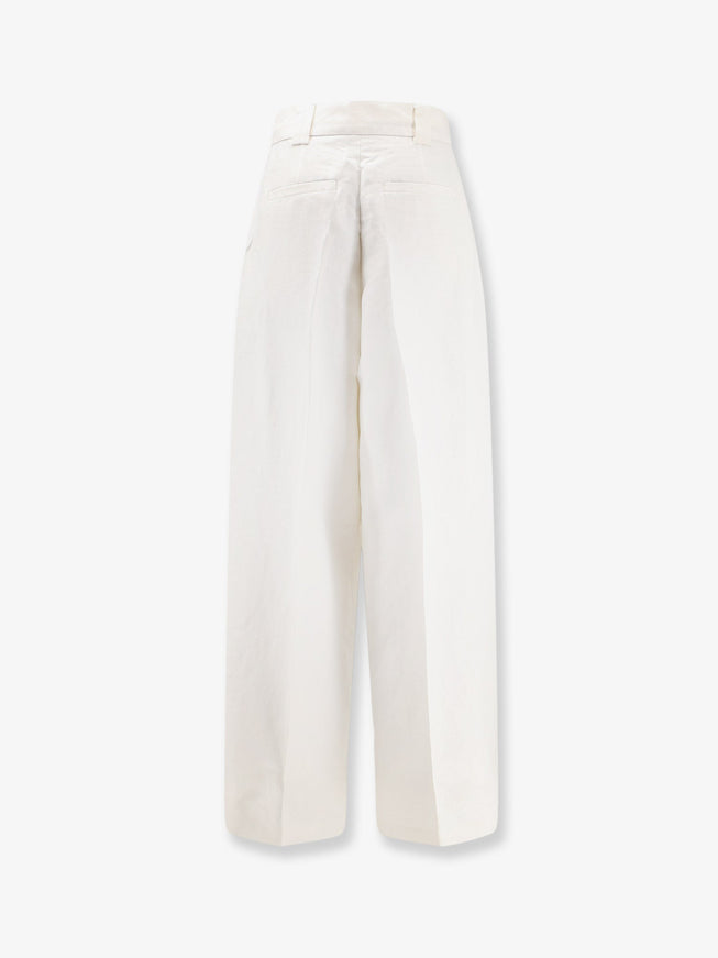 Closed Wendlyn Linen And Viscose Trousers