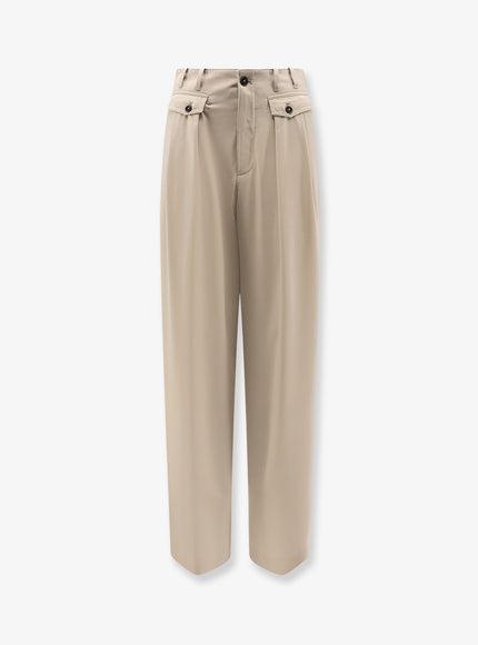 Closed Wenda Wool Blend Trousers Claybeige
