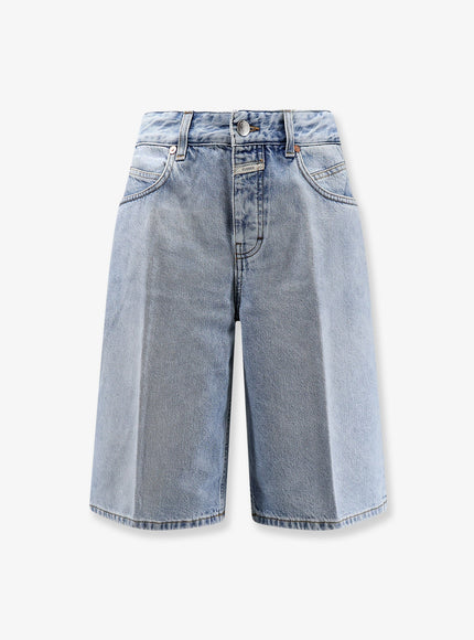 Closed Jenica Bermuda Blue Denim Shorts Light Blue