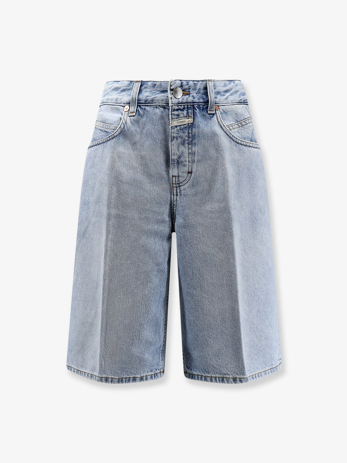 Closed Jenica Bermuda Blue Denim Shorts Light Blue