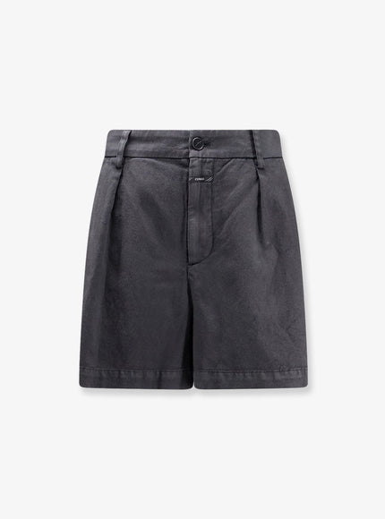 Closed Fevyl Cotton And Linen Blend Shorts Black