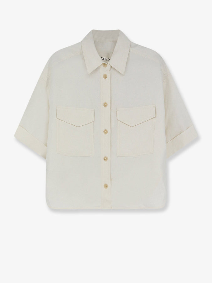 Closed Linen And Viscose Shirt Ivory