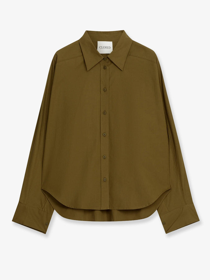 Closed Recycled Cotton Shirt Deepolive