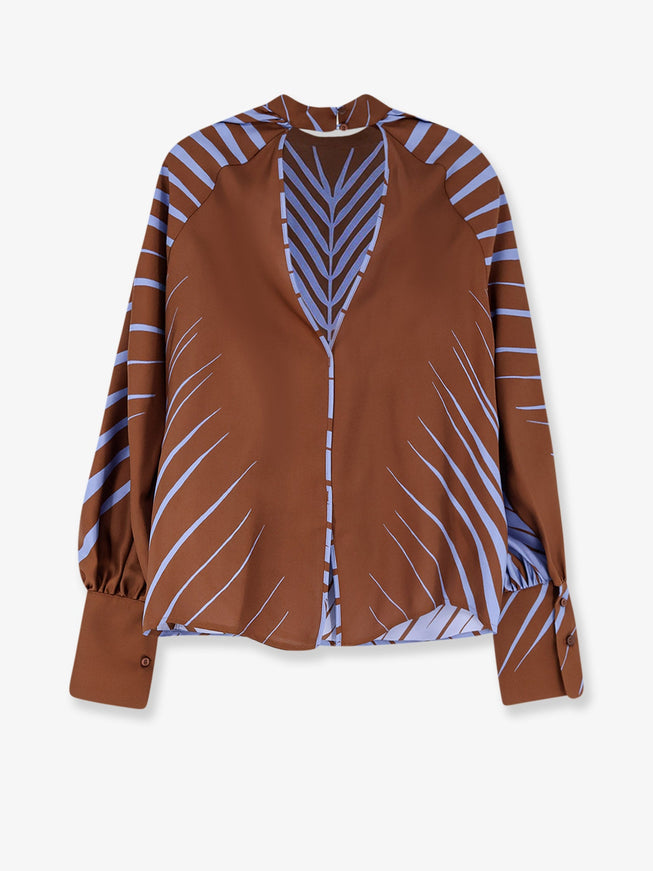 Co.go Printed Silk Shirt
