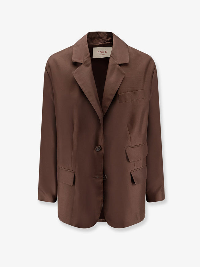 Co.go Loose Silk Blazer Bruno